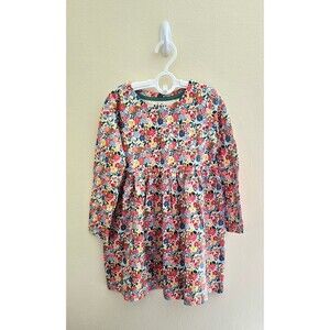 NWOT Mini Boden Fun Jersey Dress-Puppies & Flowers, Sz 12/18, 2/3-11/12